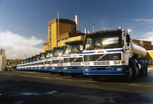 Anchor Milk fleet of Volvo FL10 8x4 trucks sold by Titan